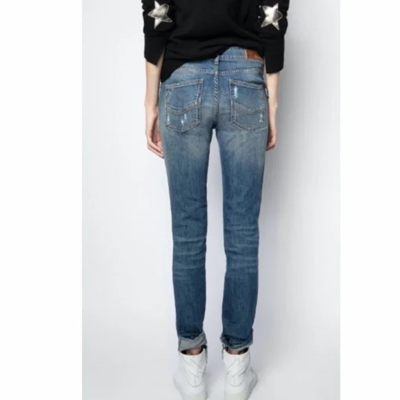 Zadig & Voltaire Eva Use Bleu Jeans.